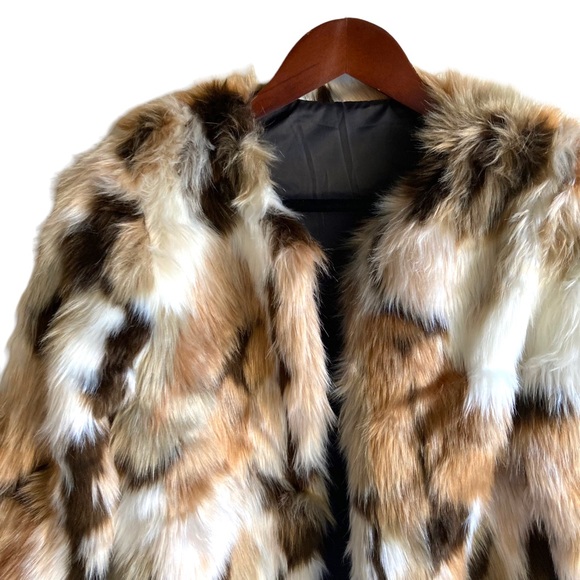 Jackets & Blazers - Faux Fur Evening Jacket XS